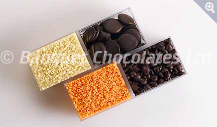 Decorative Chocolates Drops from Banquet Chocolates