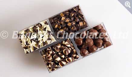 Decorative Chocolate Pralines from Banquet Chocolates
