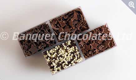 Decorative Chocolate Stars from Banquet Chocolates